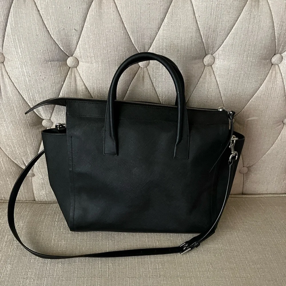 ❌SOLD❌COACH Bleeker Riley saffiano large black leather purse, 30149, EUC - Picture 5 of 15